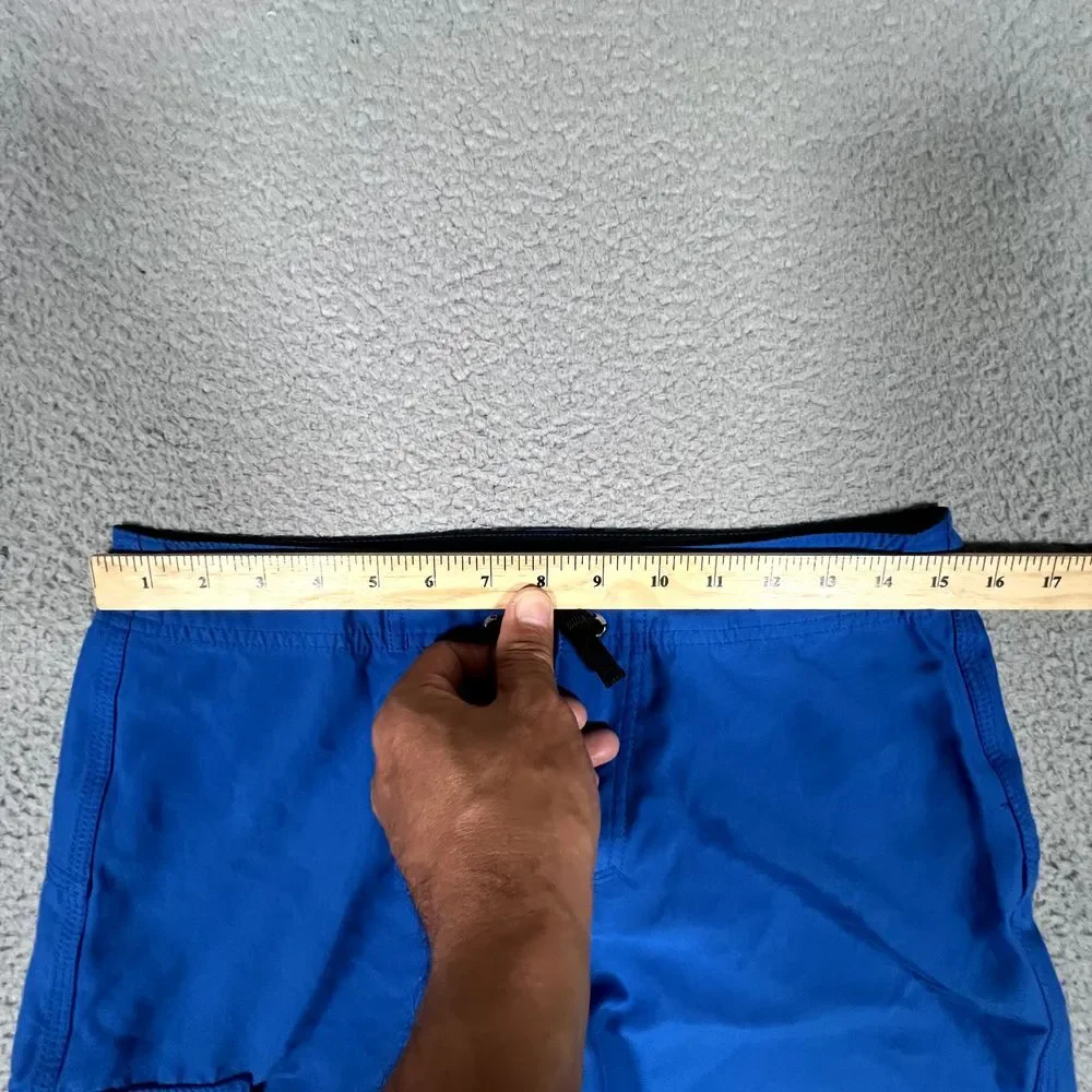 Nike 6.0 Shorts Mens 29 Blue Lightweight Swim Beach Surf Boardshorts Pocket Logo